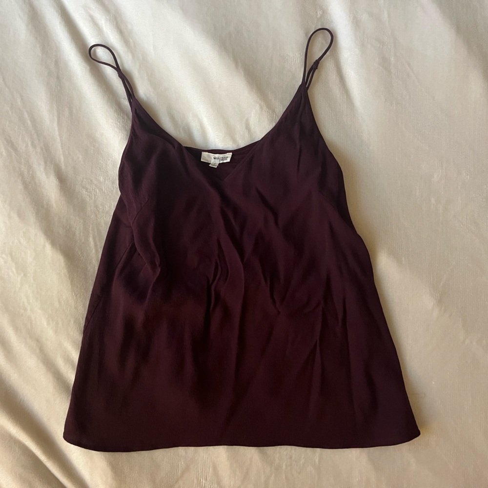 Aritzia Burgundy Top